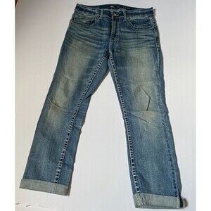 BKE Buckle‎ Jeans Mens 32x30 Alec Blue Straight Leg Embroidered Stretch Comfort